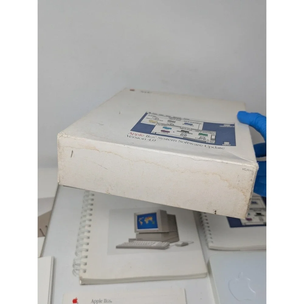 Apple Iigs System Computer Software Update Version 4.0 Complete Big Box VTG